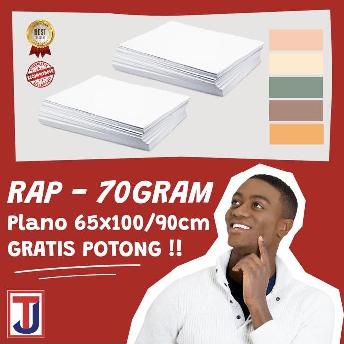 

Kertas HVS 70 GRAM PLANO Merek RAP isi 500 lembar