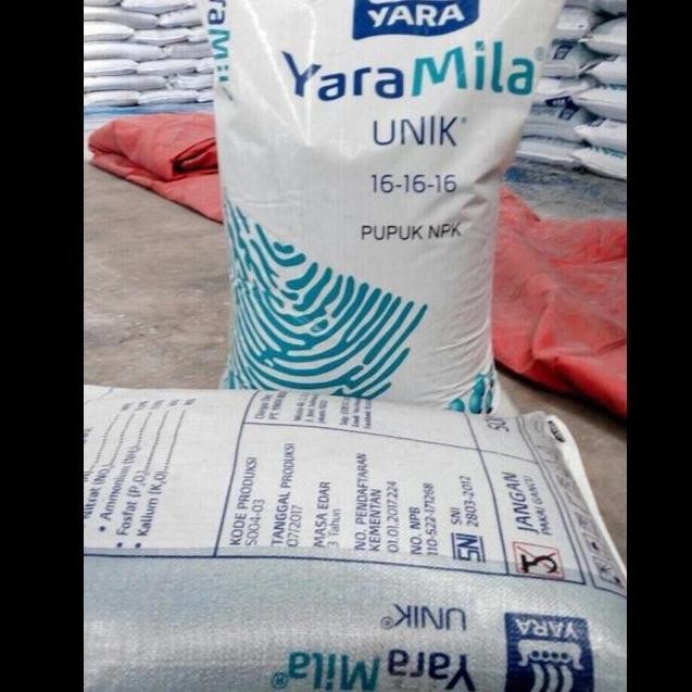 

Terlaris (500 Gr)Pupuk Npk Yaramila Mutiara 16-16-16 (Penyubur Buah,Bunga&Daun)