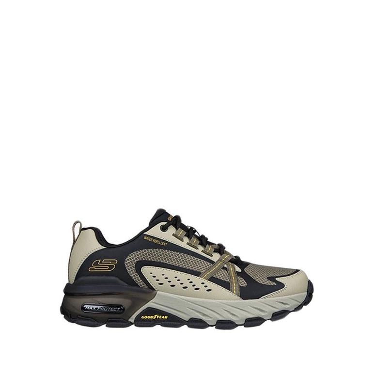 SKECHERS MAX PROTECT MEN'S FITNESS SHOES - BROWN