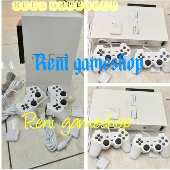 new PLAYSTATION 2 PS2 WR.PUTIH LIMITED EDITION HDD 500GB fullgame