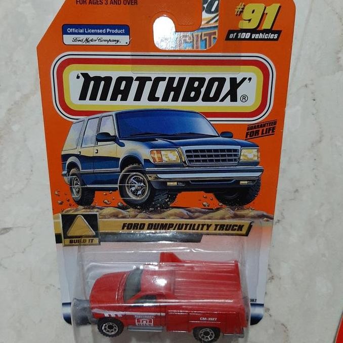 matchbox ford dump utility truck
