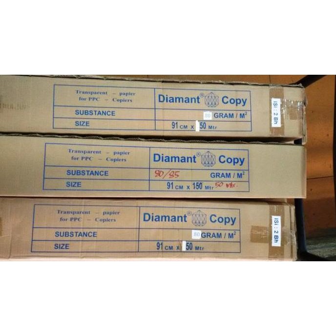 

Kertas Kalkir A0 80/85gr 50M Diamant