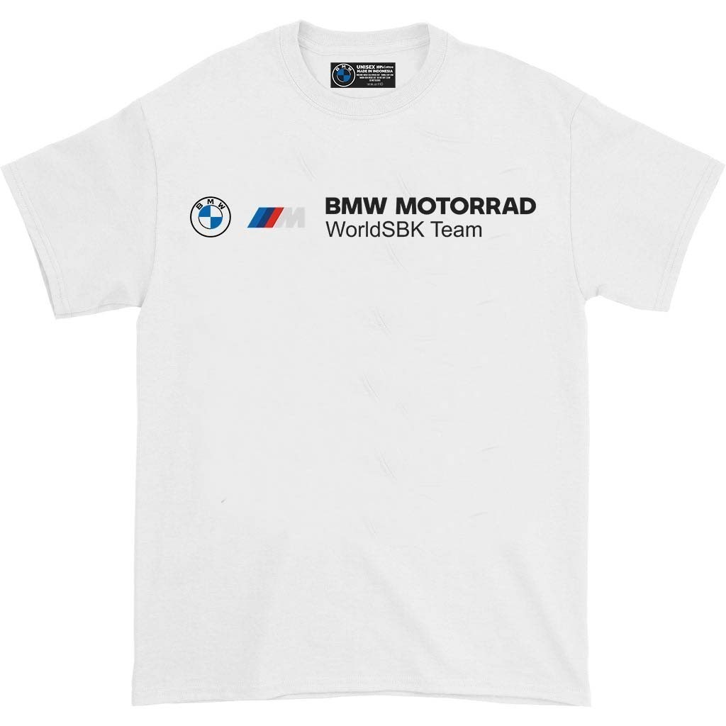 Baju Kaos BMW MOTORRAD WorldSBK Team T-Shirt Premium Cotton Combed 24s Original 100% | Pinky Project