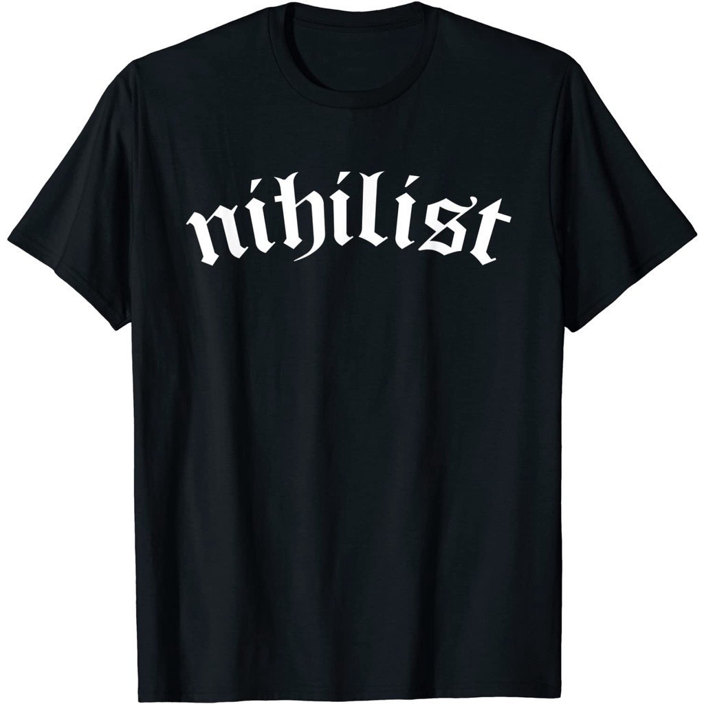 Baju Kaos pria Wanita Nihilism - Nihilist - Philosophy T-Shirt Cotton Combed 24s | Pinky Project