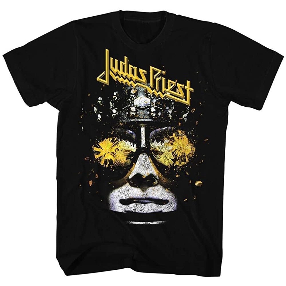 Baju Kaos Judas Priest Mens Rock Shirt Classic Rock Vintage T-Shirt Premium Cotton Combed 24s Origin