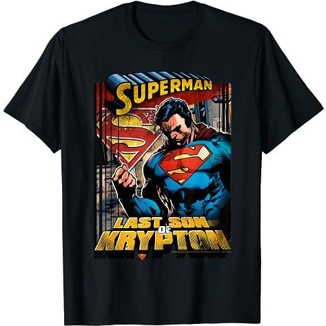 Baju Kaos DC Comics Superman Last Son Of Krypton T-Shirt Premium Cotton Combed 24s Original 100% | P