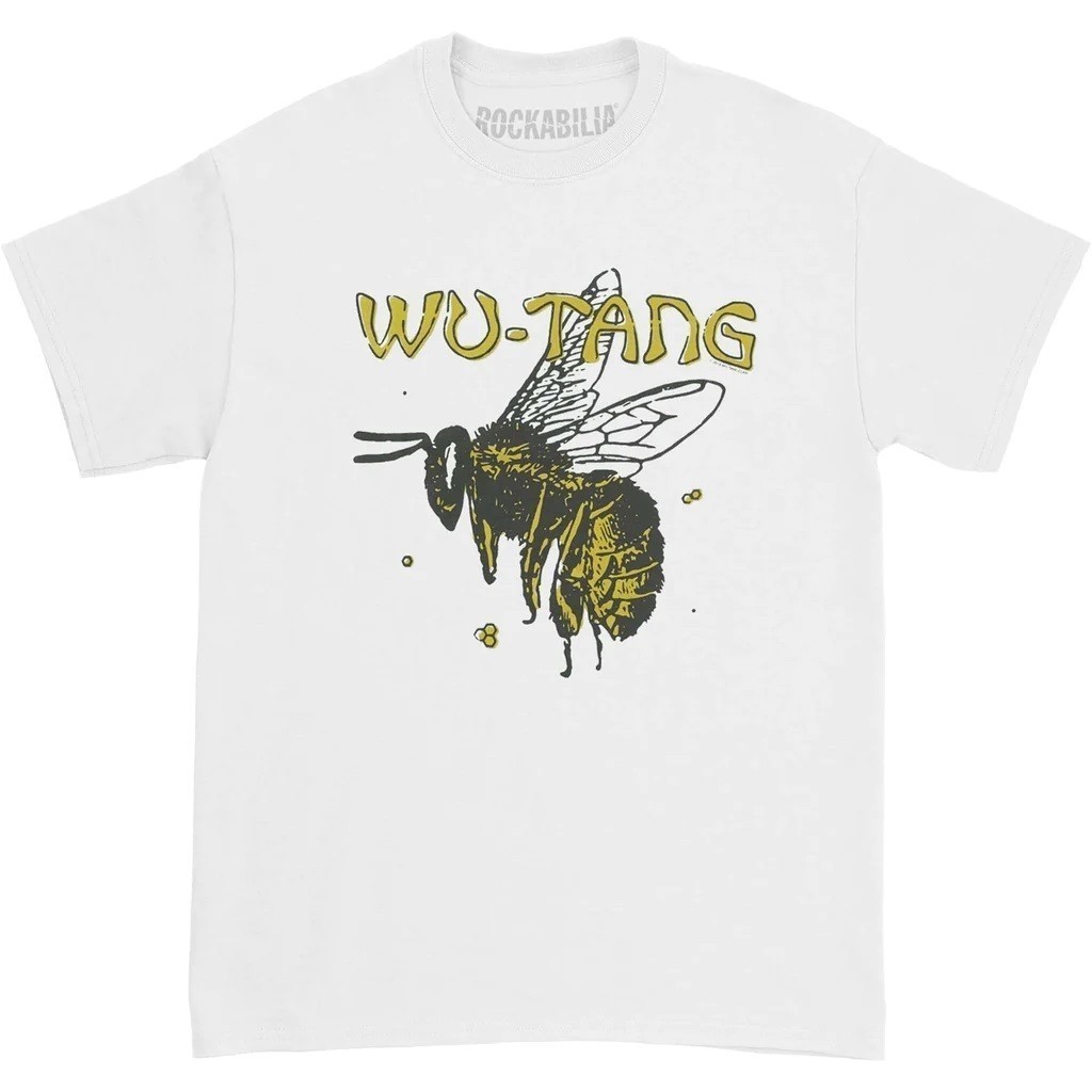 Baju Kaos Wu-Tang Clan Wu-Tang Bee Slim Fit T-Shirt Premium Cotton Combed 24s Original 100% | Pinky 