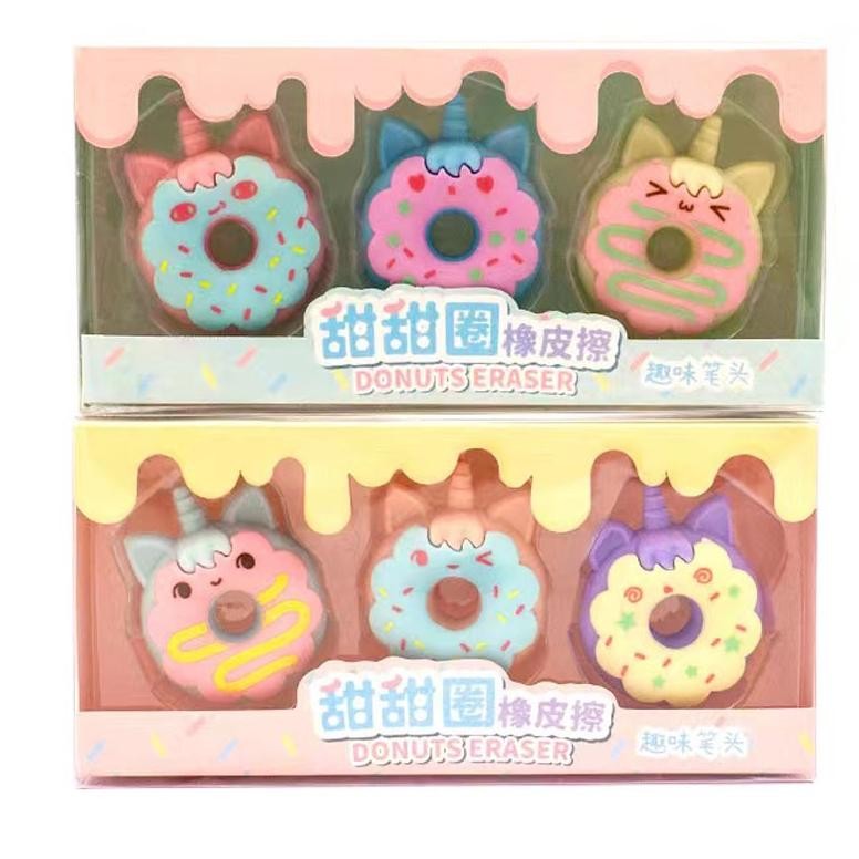 

Ready Bronsis - Penghapus Pensil Motif Donut Pony Dan Mcdonut - Donuts Eraser - Penghapus Lucu