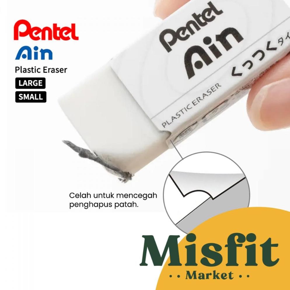 

Ready Pentel Ain Plastic Eraser Penghapus