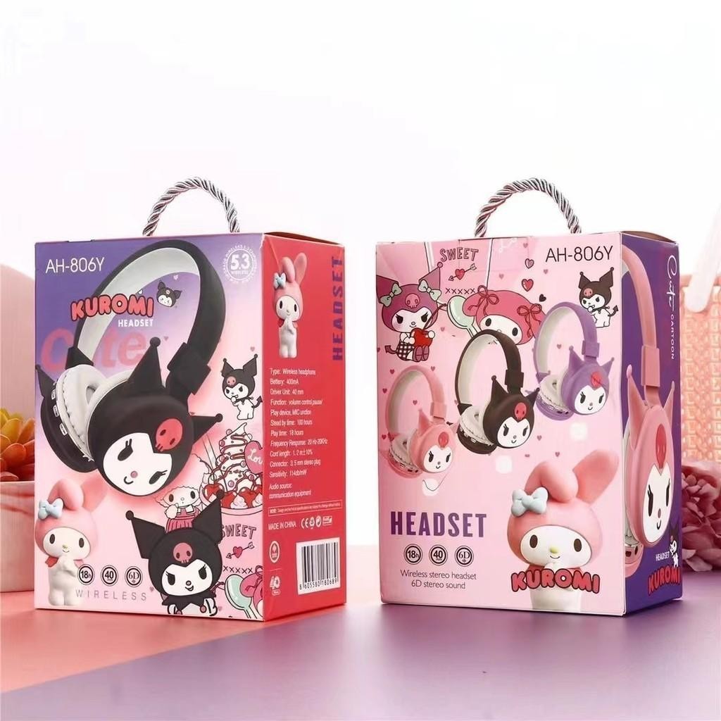 SutangWireless Headphone 3D Karakter Lucu Headset Headphone Nirkabel Bando Bluetooth Anak Kartun Luc