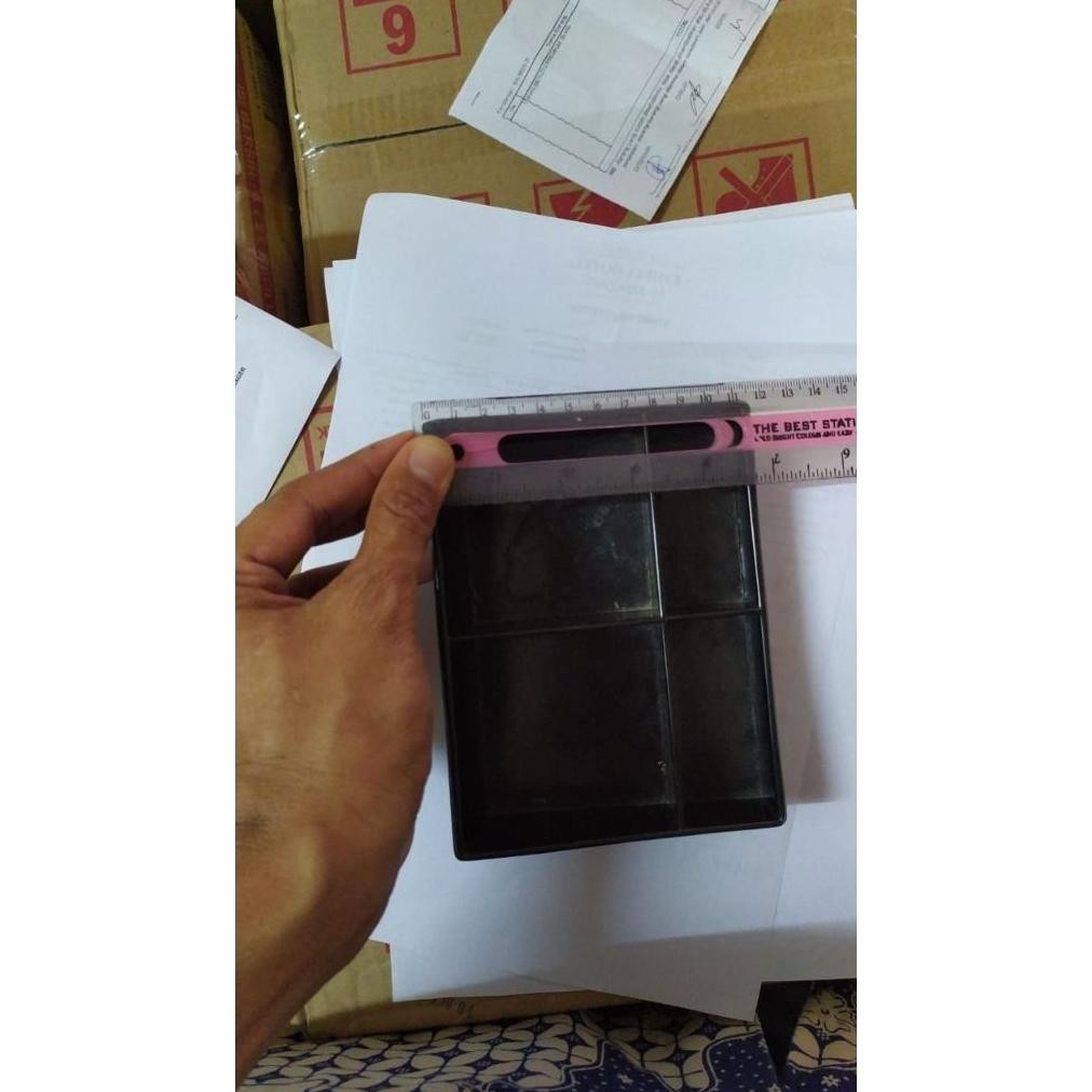 Ready Akrilik Display Custom Serbaguna | Rak Gula Sachet | Rak Teh Sachet | Uk 15 X 11.5 X 5Cm