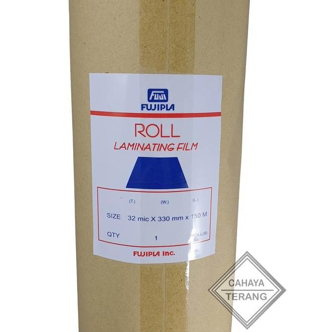 

Plastik Laminating Roll Glossy Merk Fujipla Ukuran 330mm x 150M