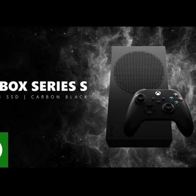 new XBOX SERIES S CARBON BLACK SERIES 1TB SSD