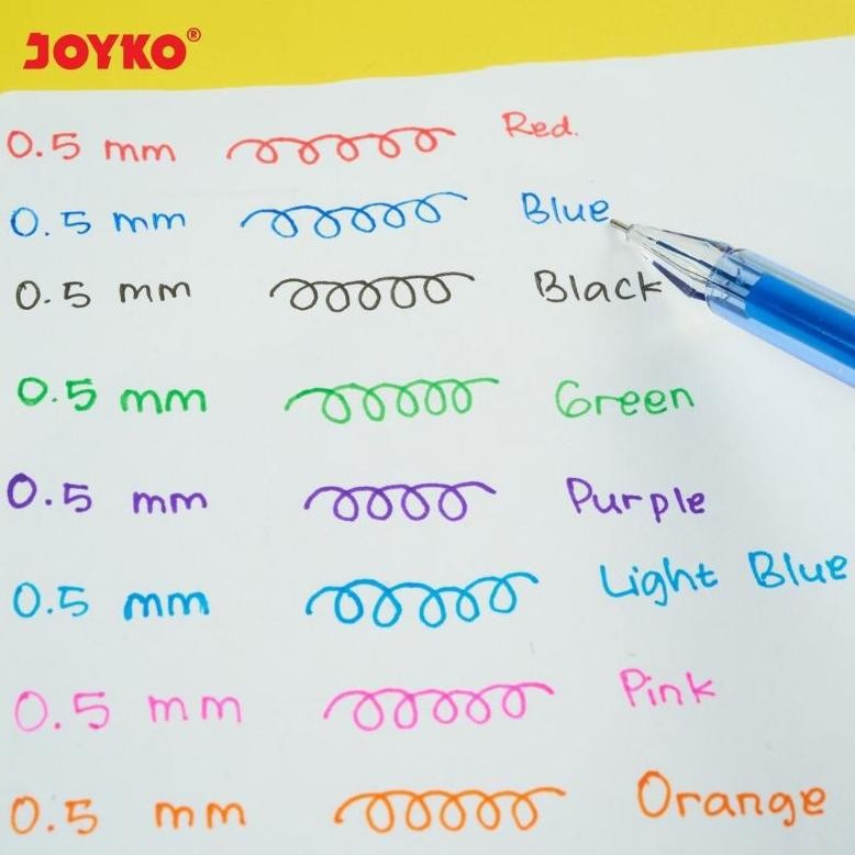 

Ready Pulpen Gel Warna Joyko Gpc-310S Diamont Art ( 1Set/10Warna )