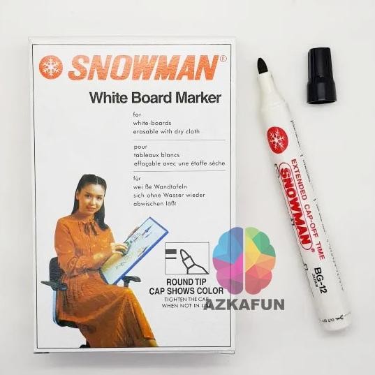 

Ready Spidol Whiteboard Snowman Bg-12 Boardmarker - Single