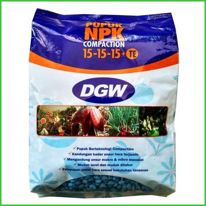 

Terlaris Pupuk Pertanian Tanaman Npk Compaction 15-15-15+Te Dgw [1Kg]