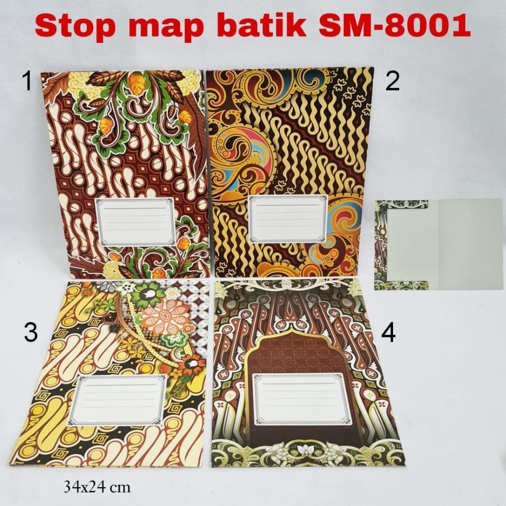 

Ready Sos Map Kertas Batik/Stopmap (10Pc) / Map File / Map Kertas