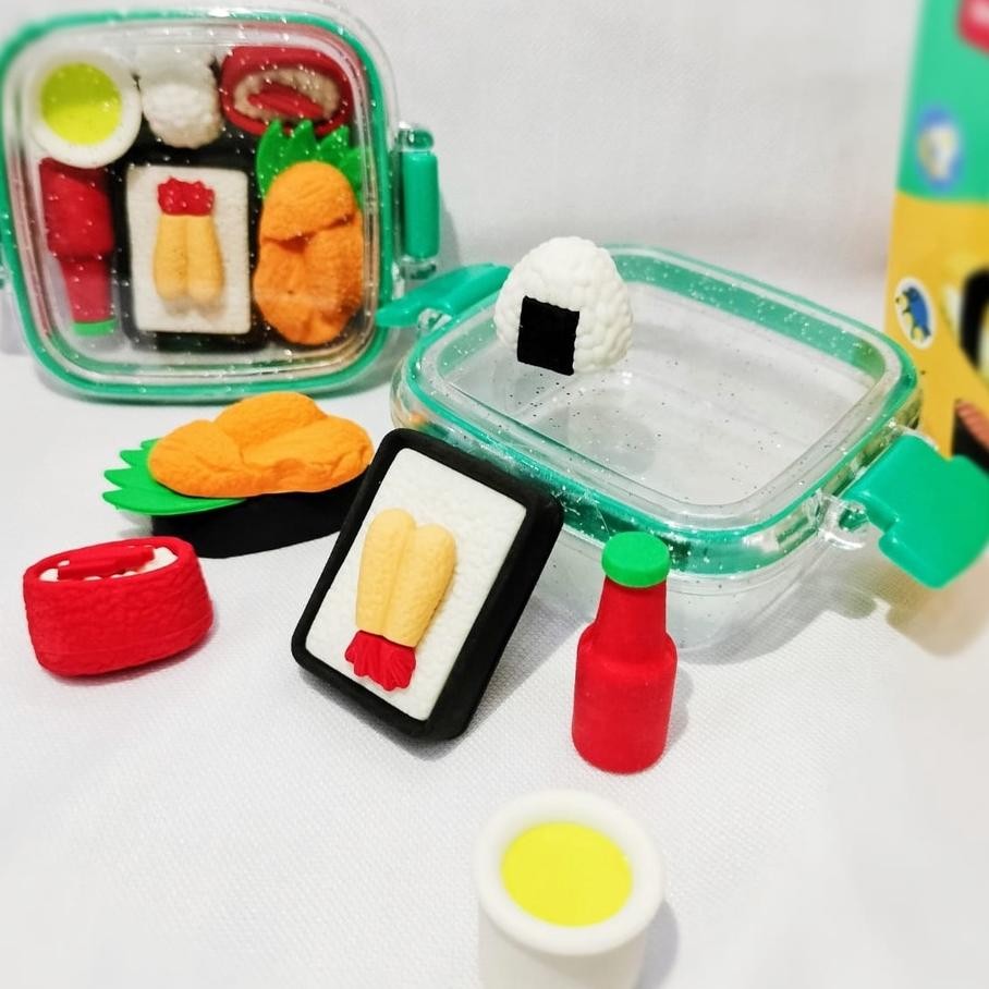 

Ready Penghapus Super Lucu Bentuk Sushi 1 Set Kotak Cute Unik Harga Termurah Karet Hapus Bentuk Makanan Ramen Imut Lengkap 1Box Kualitas Premium Stationary Fancy