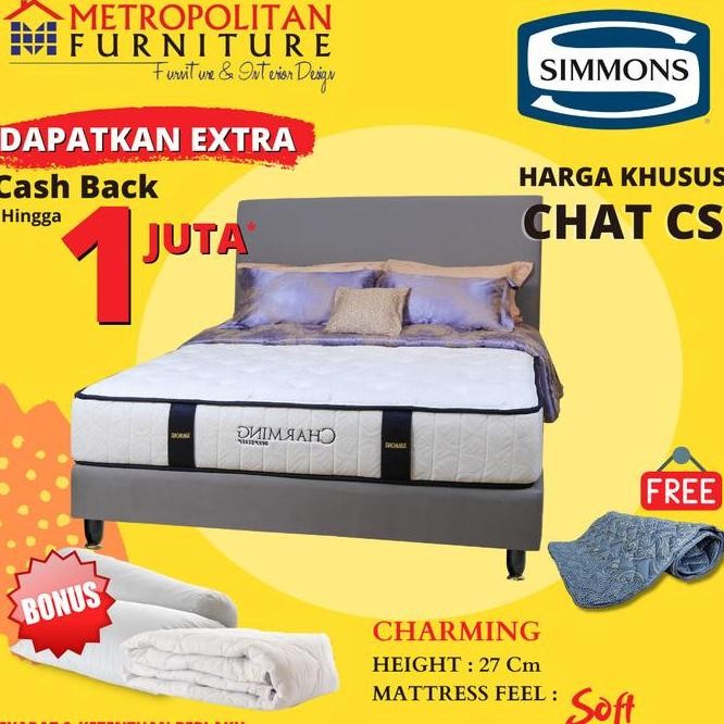 Kasur Springbed SIMMONS Charming Spring bed Matras