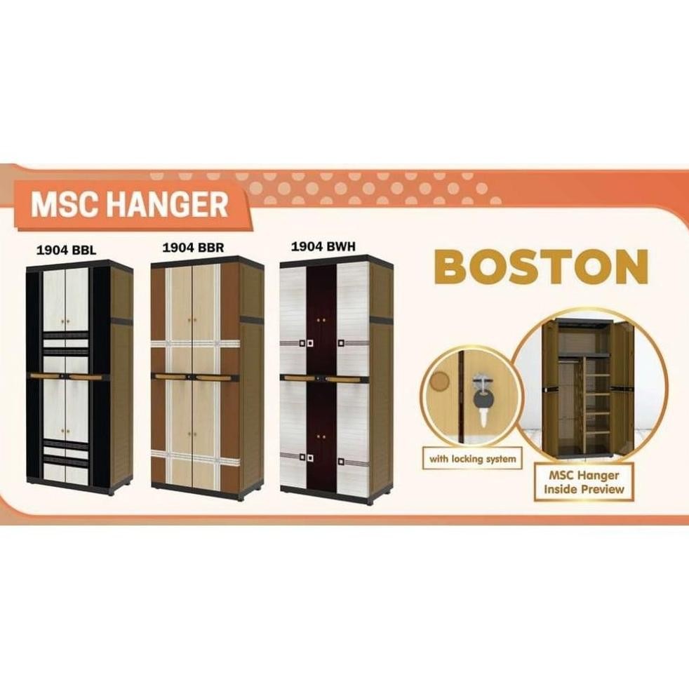 CUCI GUDANG Lemari Pakaian Plastik Gantung Rak Naiba 1924 Cermin Kaca JUMBO BESAR MURAH KUAT 1904 Na