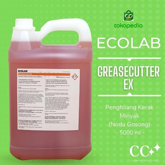 NEW Ecolab Grease Cutter Ex Penghilang Kerak Minyak