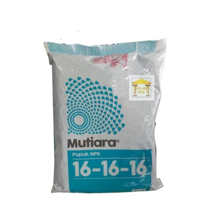

Terlaris (1Kg)Pupuk Tanaman Npk Mutiara 16-16-16(Penyubur Buah,Bunga&Daun)