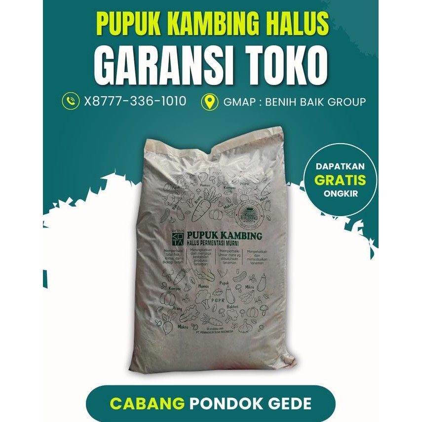 

Terlaris Lu-01 Pupuk Kandang Kambing Organik Halus Siap Pakai