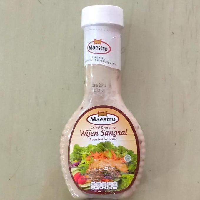 

Terlaris Maestro Saos Wijen Sangrai Botol 237Ml