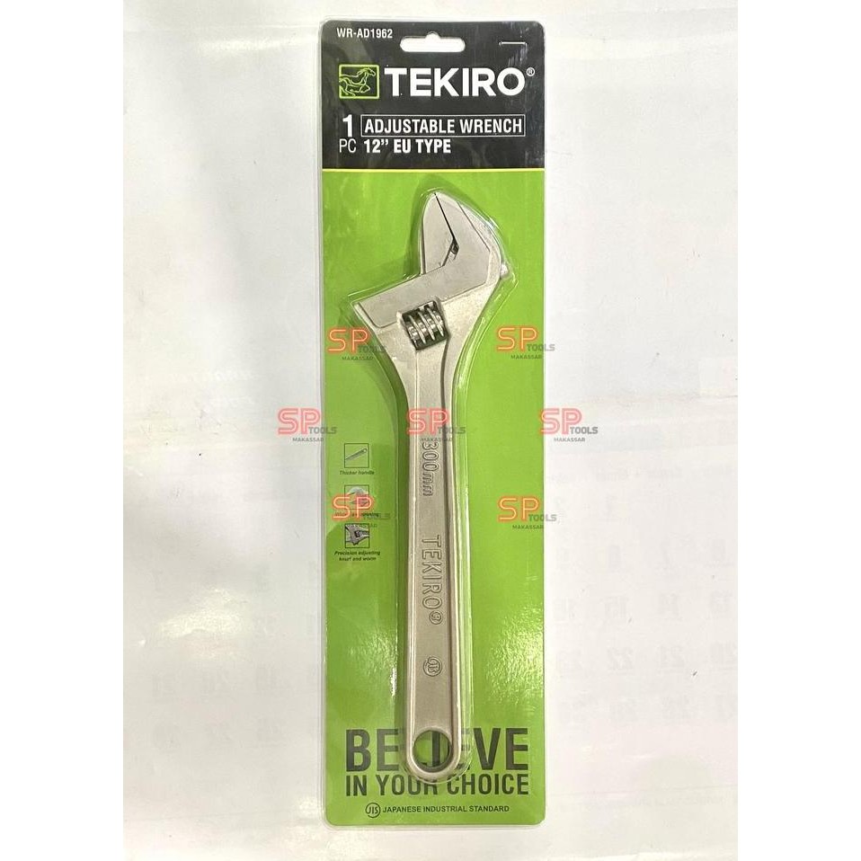 Terjangkau Kunci Inggris 12" 12 Inch Tekiro / Adjustable Wrench 12" Type Eu Ori