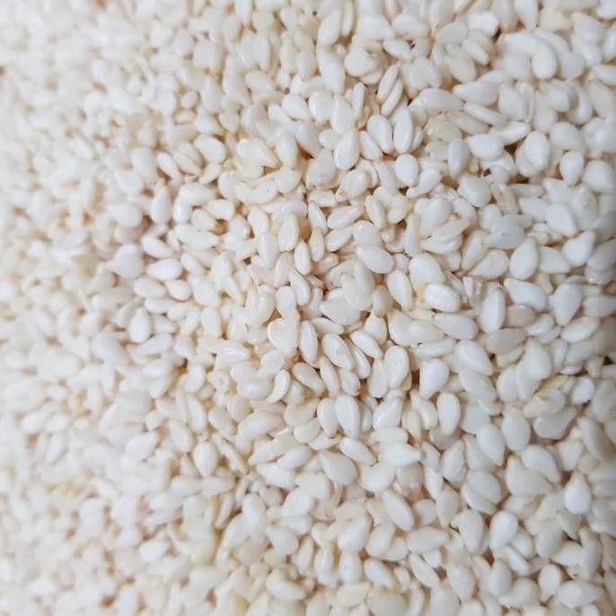 

Terlaris Biji Wijen Putih / White Sesame Seeds Mentah 1 Kg Repack / Grosir