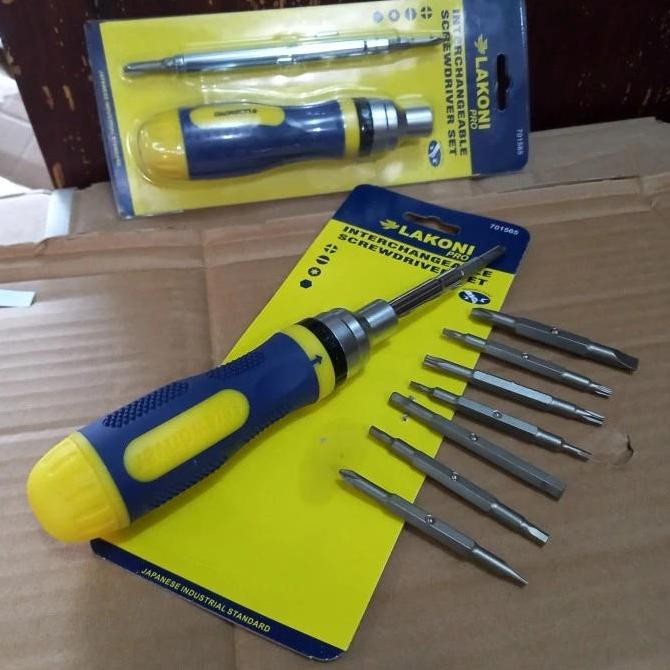 Spesial Obeng Rachet 19 In 1 Lakoni Pro / Obeng Gagang Rachet Lakonipro