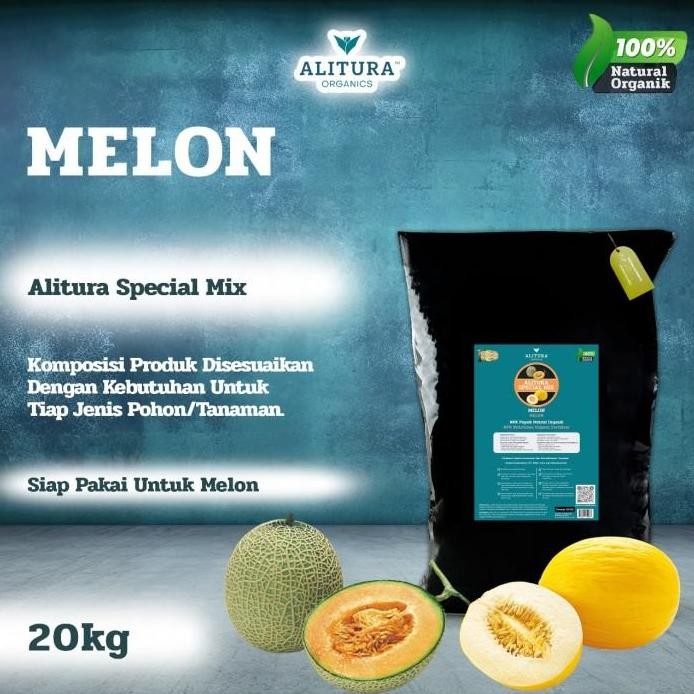 

Terlaris Alitura Pupuk Nutrisi Organik Buah Melon Npk 100% Organic 20Kg Special Mix