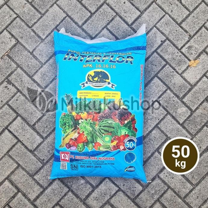 

Terlaris Pupuk Interflor Npk 16 16 16 Berat 50 Kg Kp Via Gosend Grab