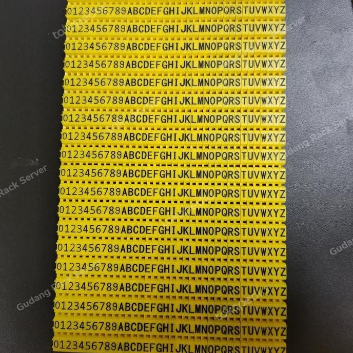 

TERLARIS - label maker cable cat6A indoor and outdoor labeling