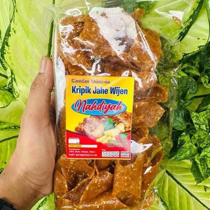 

Terlaris Kripik Jahe Wijen 230Gram Tapao Krezzz