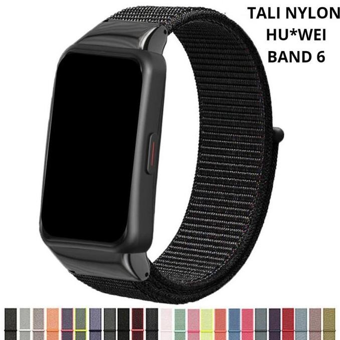 NEW Tali Jam Nylon untuk Huawei Band 6 Nilon Strap Band