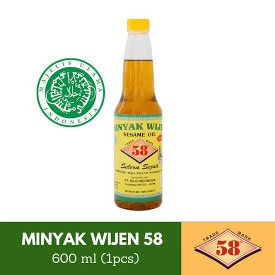 Terlaris Minyak Wijen Saos 58 Halal 600Ml