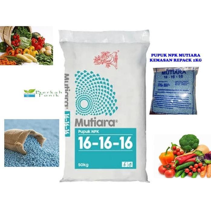 

Terlaris Pupuk Npk Mutiara Biru Repack 1 Kg / Pupuk Tanaman