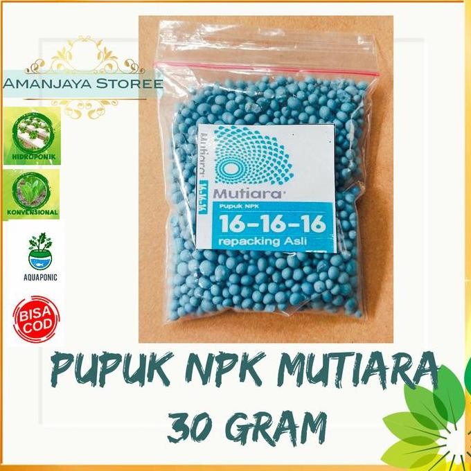 

Terlaris Pupuk Npk Mutiara 30 Gram Repacking