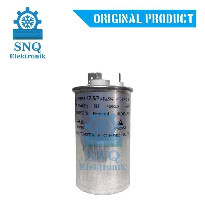 TERBARU - Capasitor AC original panasonic 12,5/2 uf - Kapasitor original AC panasonic 1/2 PK 12.5/2 