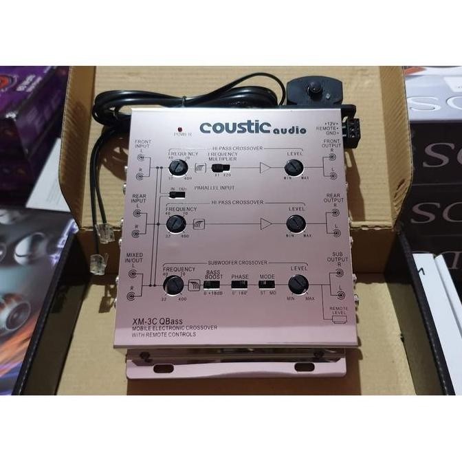 HJK CROSSOVER AKTIF 3WAY COUSTIC XM3C QBASS