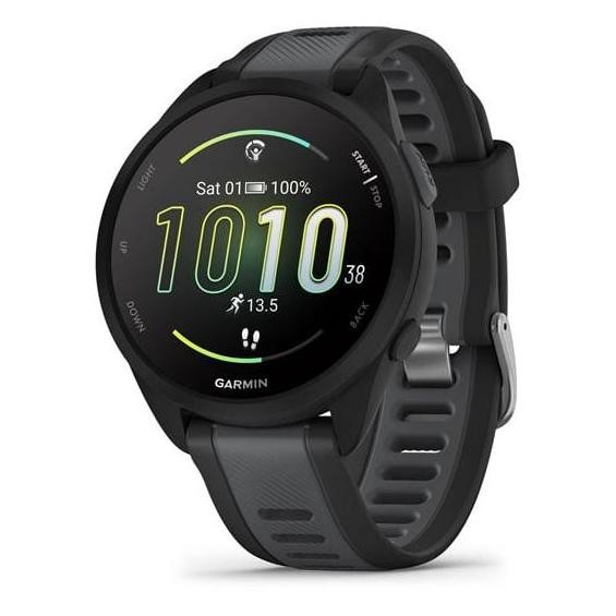 TERMURAH - Smartwatch Jam Tangan GARMIN Forerunner 165 Non Music Black Slate - Running Watch Origina