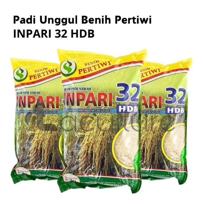 

Terlaris Benih Padi Sawah Unggul Inpari 32 Hdb 5 Kg Benih Pertiwi