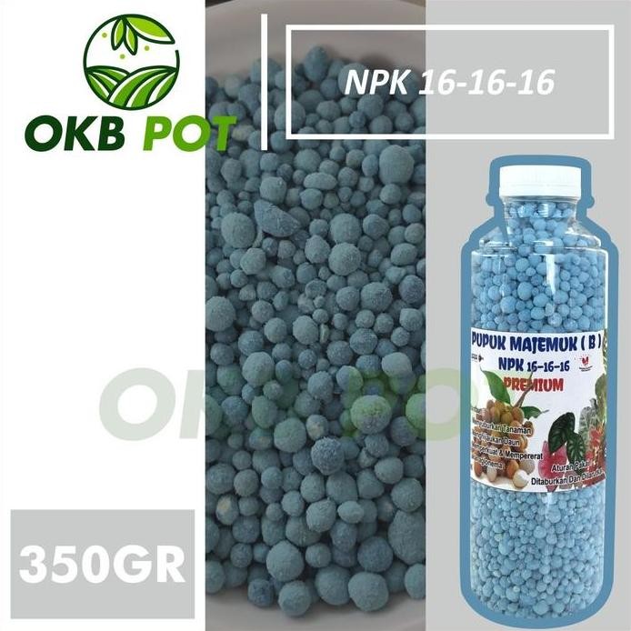 

Terlaris Pupuk Mejemuk Show Realese Npk Mutiara 16-16-16 350Gram Pupuk Padat Tanaman