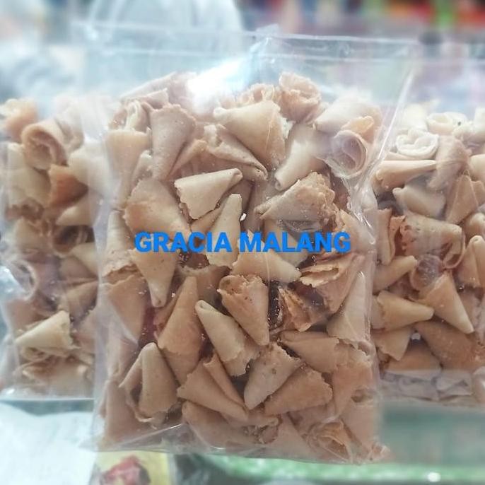 

Terlaris (Kilo) Opak Contong Wijen / Lipat Pisang 250 Gram