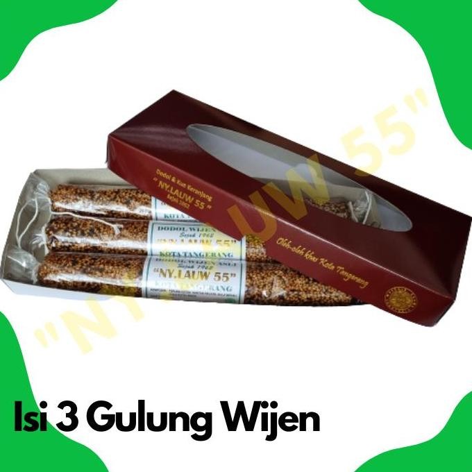 

Terlaris Dodol Wijen Asli Ny.Lauw55 Paket Isi 3