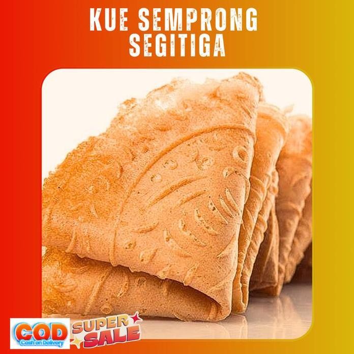 

Terlaris Kue Semprong Roll Gulung Segitiga Wijen Kiloan