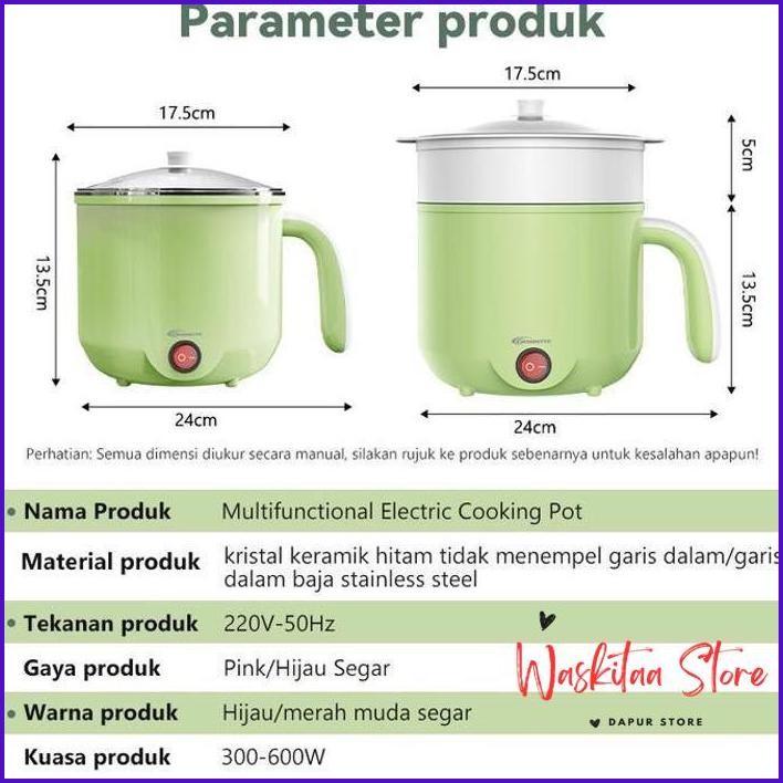 YOK DI ORDER MAIMEITE MINI ELECTRIC COOKER MINI PANCI ELEKTRIK TRAVEL PORTABLE RICE COOKER MINI MAGI