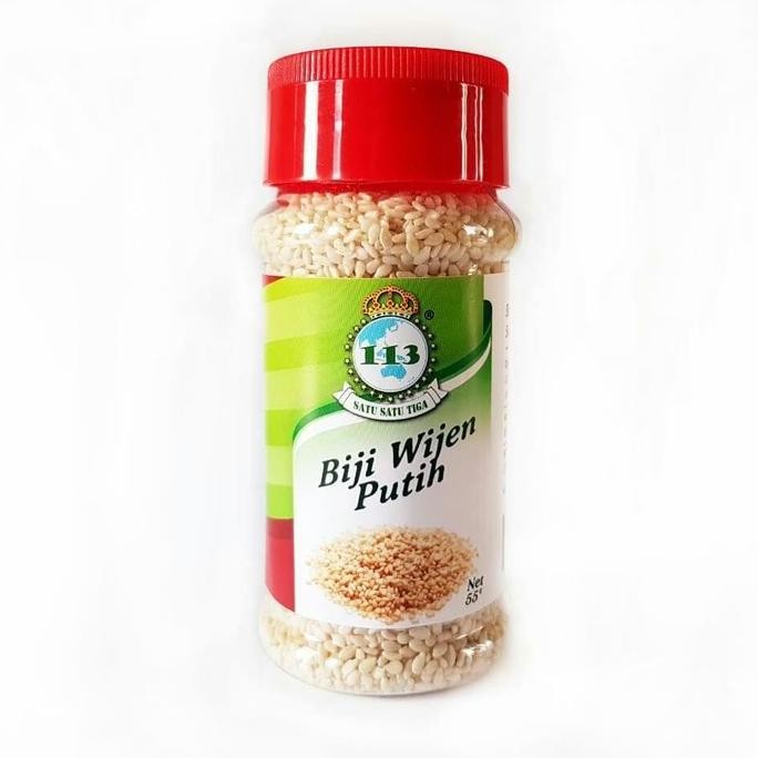 

Terlaris Bumbu 113 Biji Wijen Putih White Sesame Seeds 55 Gram