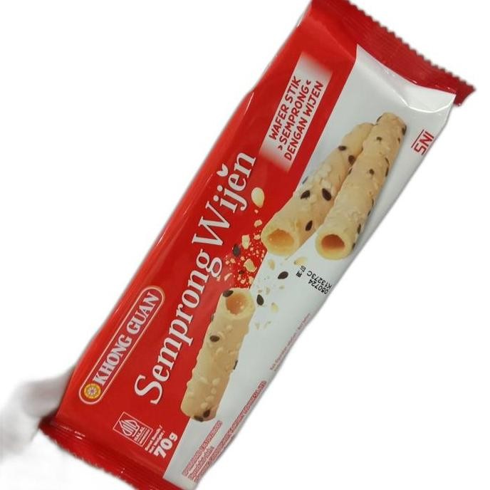 

Terlaris Semprong Khong Guan 70Gr/Wafer Stik Semprong Wijen Biskuit